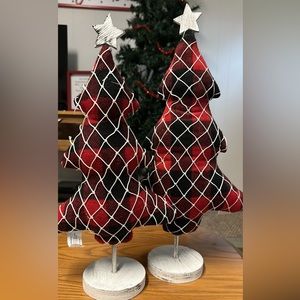 Plaid Christmas trees